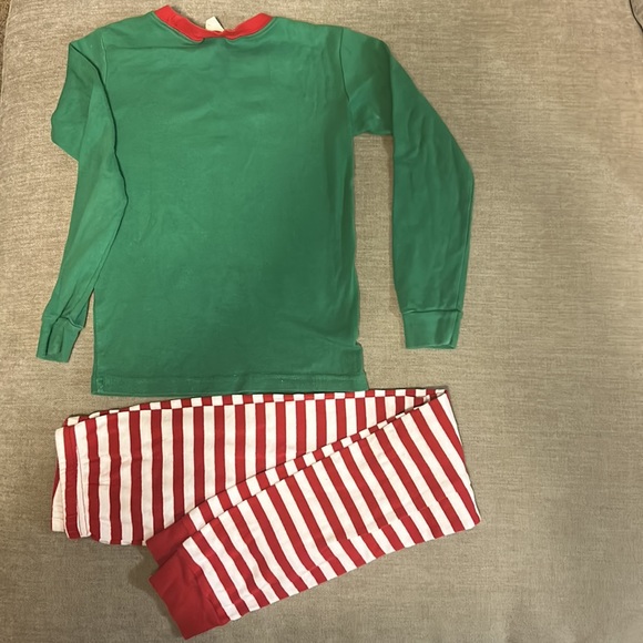 Kids size 10 XMAS elf Pajamas - Picture 2 of 3